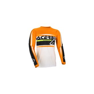 ACERBIS dres MX LINEAR LUGO oranž/bílá