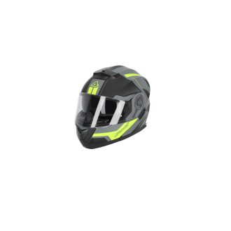 Přilba SEREL 2206 černá/fluo žlutá vel. L