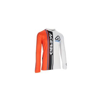 dres MX J-TRACK CONNECTION bílá/oranž vel. XL