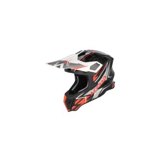 ACERBIS motokros přilba AIRSTRIKE-X černá/fluo oranž