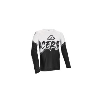 ACERBIS dres junior MX LINEAR černá/bílá
