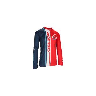 dres MX J-TRACK CONNECTION červená/modrá vel. L