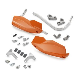 Chrániče páček KTM – oranžové / černé / bílé