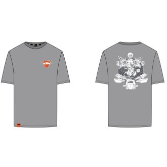 Pánské tričko KTM Offroad – šedé