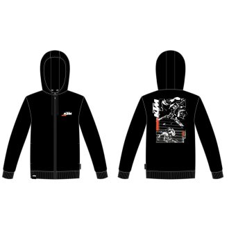 Pánská mikina KTM Beast na zip – černá
