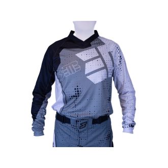 Motokrosový / enduro dres Sette Anniversary (Šedá/černá)