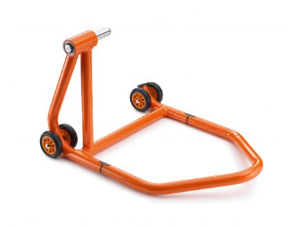 Foto - REAR WHEEL WORK STAND FOR SINGLE-SIDED SWING ARM