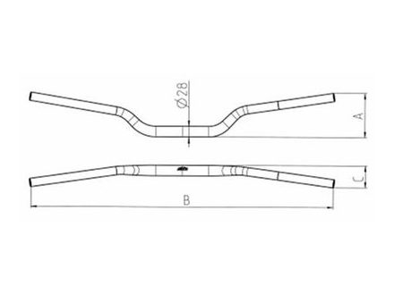 Foto - RENTHAL TWINWALL HANDLEBAR