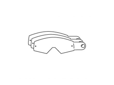 Foto - RACING GOGGLES TEAR OFF´S (12PCS)