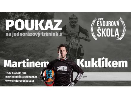 Foto - ENDUROVÁ ŠKOLA - MARTIN KUKLÍK + PŮJČENÍ MOTOCYKLU