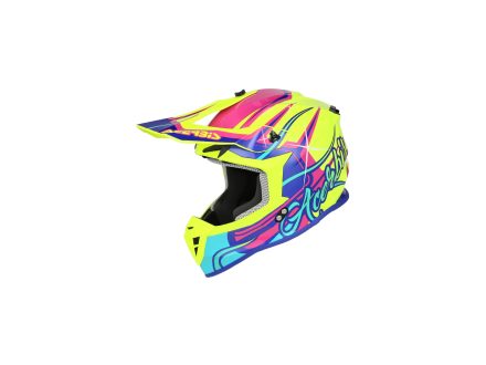Foto - ACERBIS přilba Linear 2206 žlutá/fialová