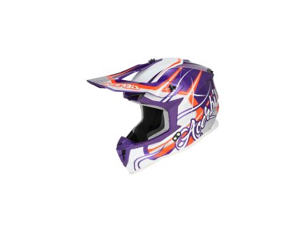 Foto - ACERBIS přilba Linear 2206 fialová/bílá