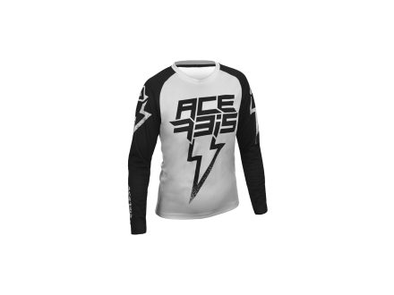 Foto - dres junior J-KID BLIZZARD šedá/černá vel. L