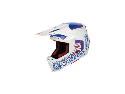 Foto - ACERBIS motokros přilba WHOOPS GRAPHIC bílá