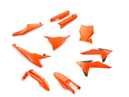 Foto - Sada plastů KTM SX 2025 + - oranžová / černá / bílá / modrá