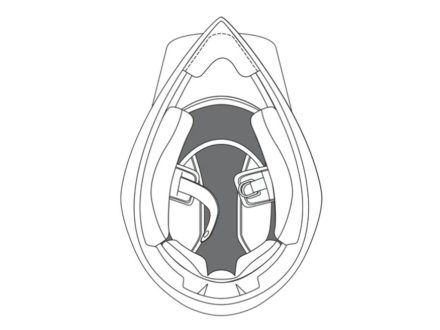 Foto - Výstelka vršku přilby AGV AX9