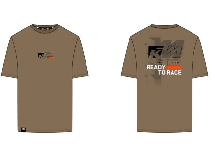 Foto - Pánské tričko KTM Adventure Rally – hnědé