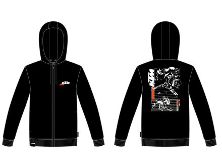 Foto - Pánská mikina KTM Beast na zip – černá