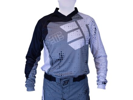 Foto - Motokrosový / enduro dres Sette Anniversary (Šedá/černá)